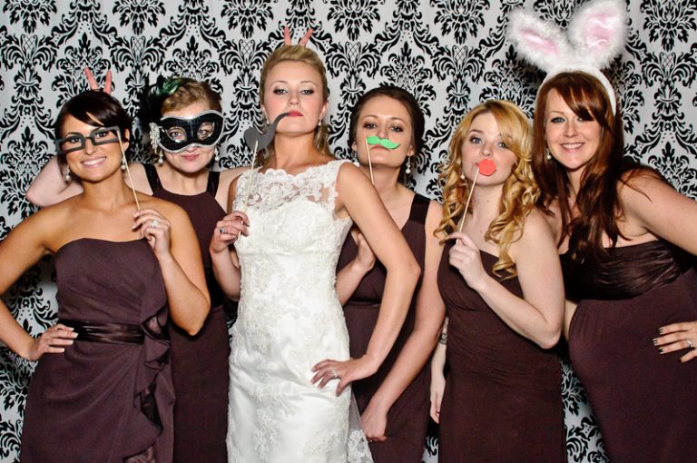 group of women posing for a photo op