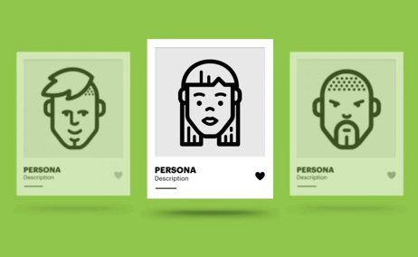 three different buyer personas