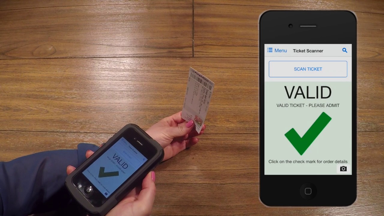 wireless ticket scanner