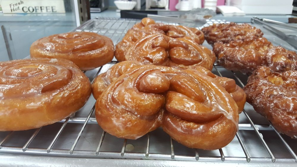 sticky buns on the baked tray