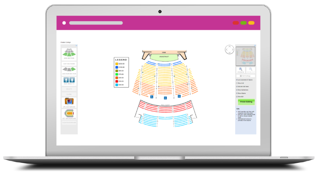 purplepass event diagramming example