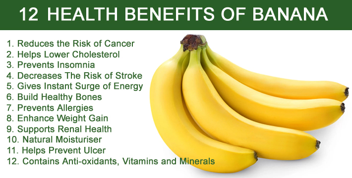 health benefits of banana