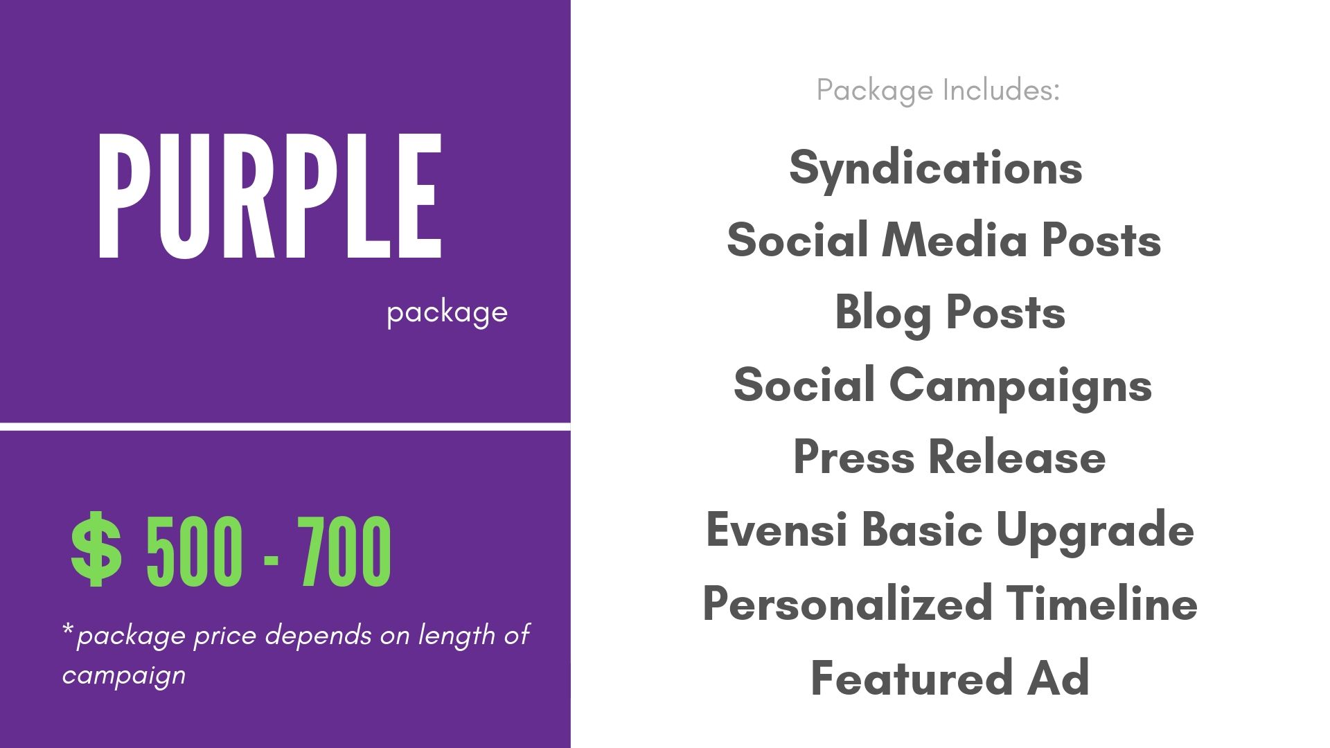 purplepass purple package