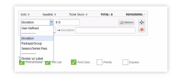 Purplepass donation ticket