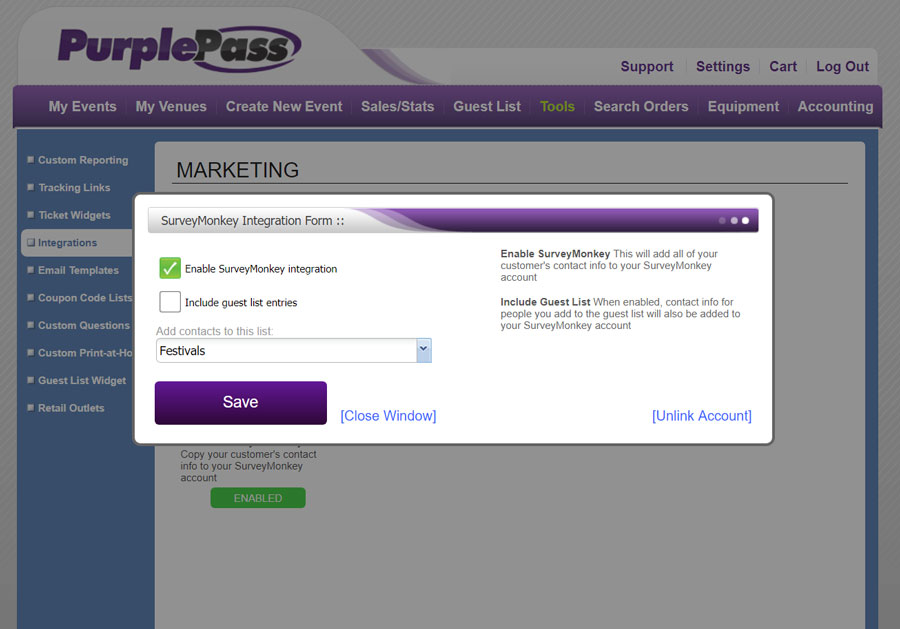 purplepass surveymonkey tool for surveys and polls 