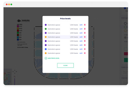 map pricing levels