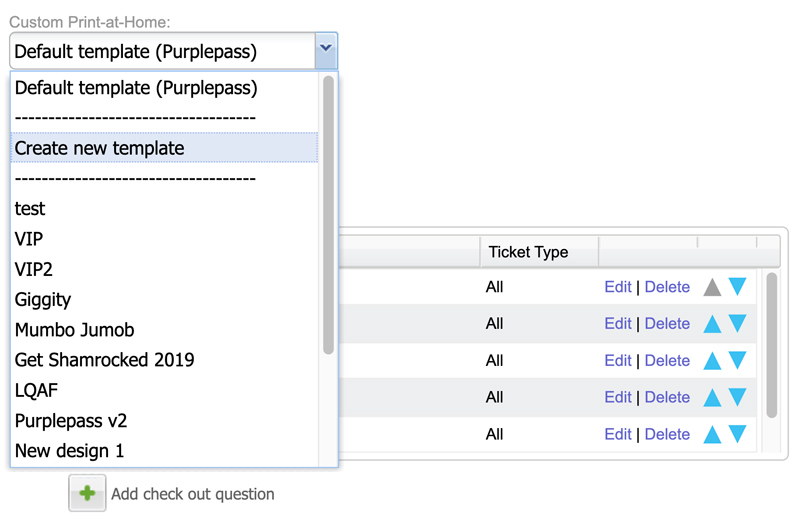 Ordering different ticket stock types and viewing your order history -  Purplepass